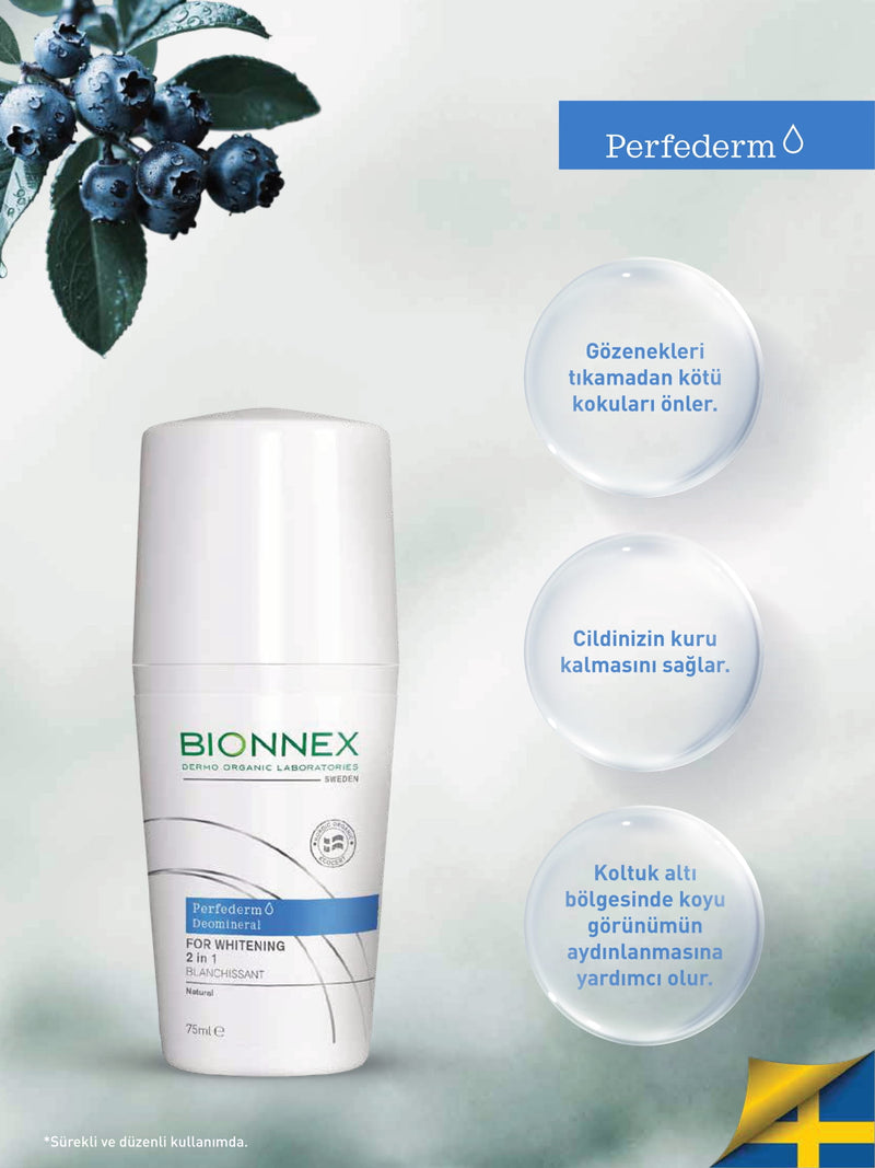 Perfederm Deomineral Roll-On – Beyazlatıcı Etkili